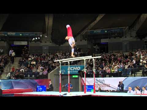 Sam Oldham - Parallel Bars - 2015 British Gymnastics Championships - Men's Masters