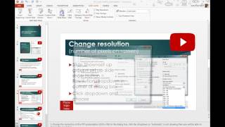 PPT- Change screen resolution