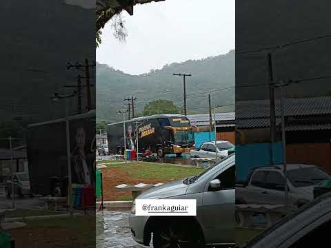 @FrankAguiarOficial chegando em Pedro de Toledo para um super show