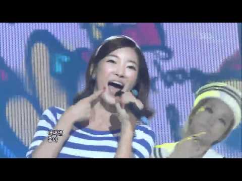 [sbs 인기가요] NS윤지 - 또 보고 싶어 636회 2011년8월28일 일요일