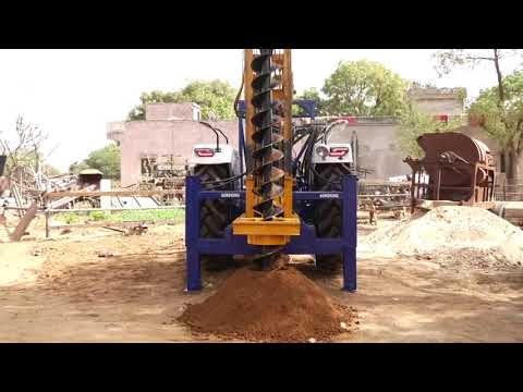 Building & Solar Construction Piling Machine PTO Operate