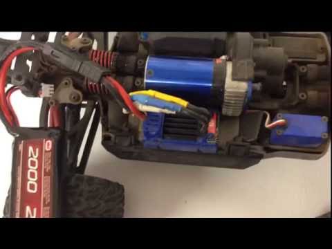 Traxxas E Revo 1-16...How to change your ESC to LiPo cutoff mode
