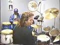 Dave Weckl came over to take a lesson with the great Changuito.