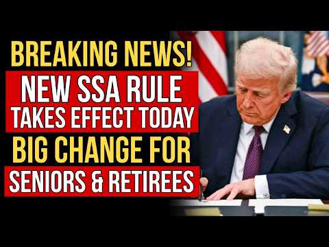SENIORS: SSA 2026 Rule Change: New SSA Rule Takes Effect Today – Big Change for Seniors & Retirees
