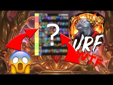 Offical season 11 URF item tier list