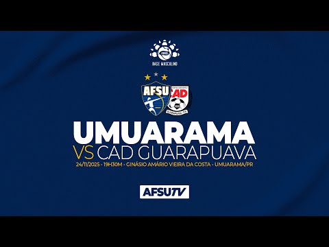 UMUARAMA x CAD GUARAPUAVA - SUB 20  -  QUARTAS - JOGO DE IDA