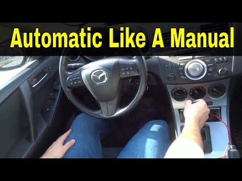 Part of a video titled How To Drive An Automatic Car Like A Manual-Driving Tutorial - YouTube