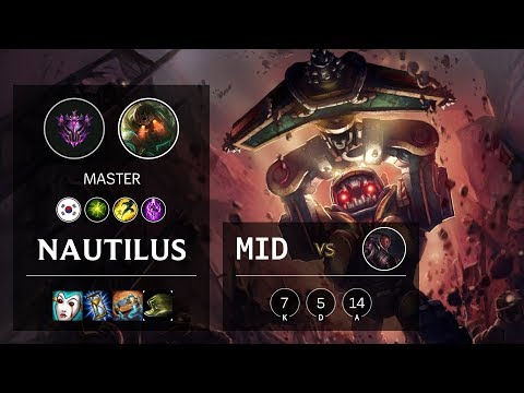 Nautilus Mid vs Lucian - KR Master Patch 10.12