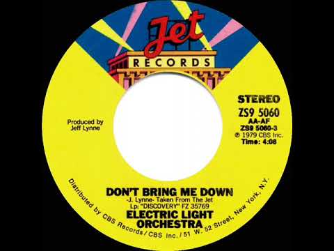 1979 HITS ARCHIVE: Don’t Bring Me Down - Electric Light Orchestra (stereo 45)