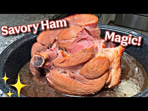The BEST Savory Ham Recipe! | How To Make Ham