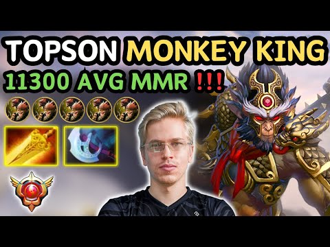 🔥 TOPSON MONKEY KING Midlane Gameplay 11K MMR 🔥 Signature Hero Grandmaster Tier TOPSON - Dota 2