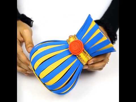 Beautiful Flower Vase DIY Ideas With Waste Material 💐🏺🔥 #diy #flowervase #youtubeshorts #art