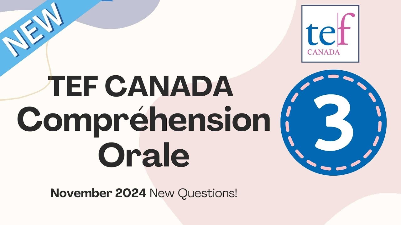 TEF CANADA - CO Listening | November 2024 | New Test with New Questions! (Comprehension Orale)