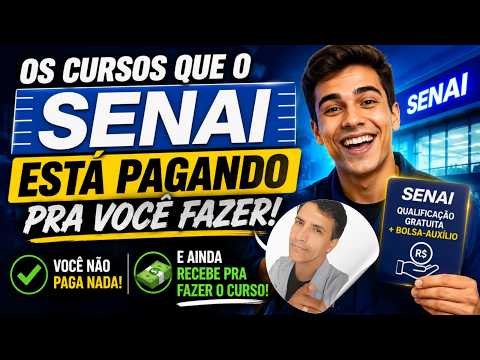 CURSOS NO SENAI EM 2026