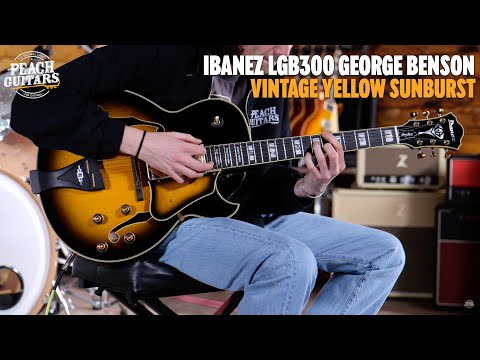 2021 Ibanez LGB300-VYS George Benson Signature - Vintage Yellow Sunburst | Japan 16.5'' Hollowbody Archtop Jazz Guitar Super 58 Humbucker | CoA OHSC image 26