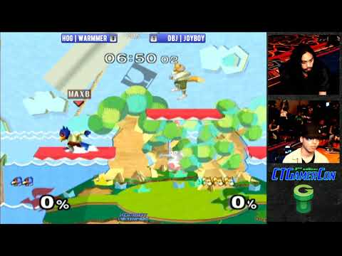 CT GamerCon 3 SSBM - HoG | Warmmer (Falco) vs. Joyboy (Fox) - Melee WR4