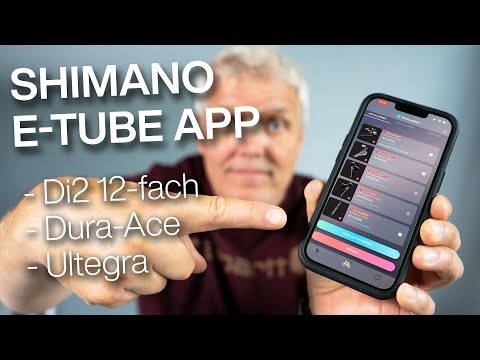 Shimano E-Tube App! Dura-Ace, Ultegra 12-fach Di2 Schaltwerk einstellen. Pass-Key und Synchro-Shift