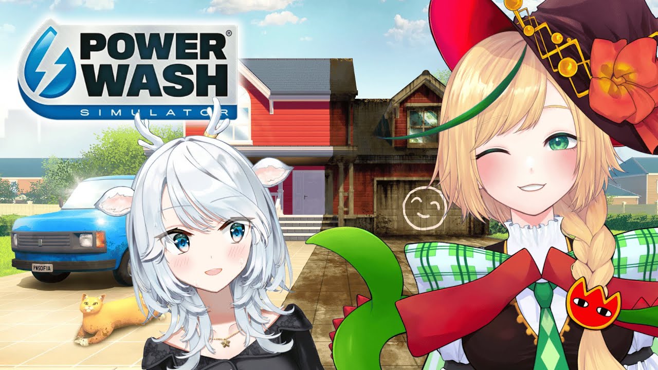 【Powerwash Simulator】バイリンガルトークしながら洗浄！Bilingual Zatsu with Iori!【Nopi Tulpe / Terametaru Gakuen】