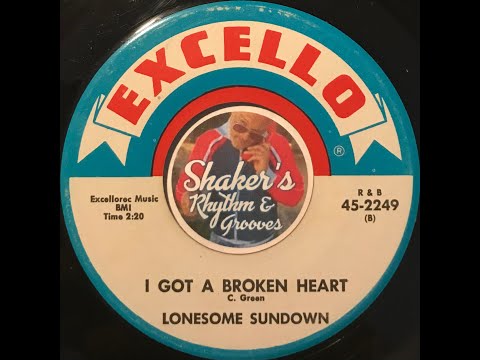 Lonesome Sundown • I Got A Broken Heart • from 1964 on Excello #45-2249