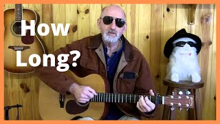 How Long Blues Guitar Lesson (Leroy Carr) - Acoustic Fingerstyle Blues