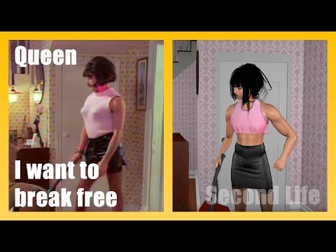 Queen - I Want To Break Free - Second Life Version