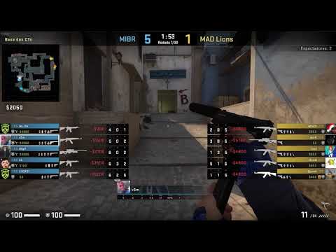 Pov vsm (24/8) CS GO DEMO - MIRAGE - 16 MIBR VS 3 MAD LIONS (Flashpoint2 04/12/2020)