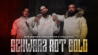 Kadr z teledysku Schwarz Rot Gold tekst piosenki Sun Diego, Kollegah & Farid Bang