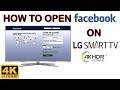 Open Facebook On Your LG Smart TV Quick Guide UHD 4K XOlent Productions