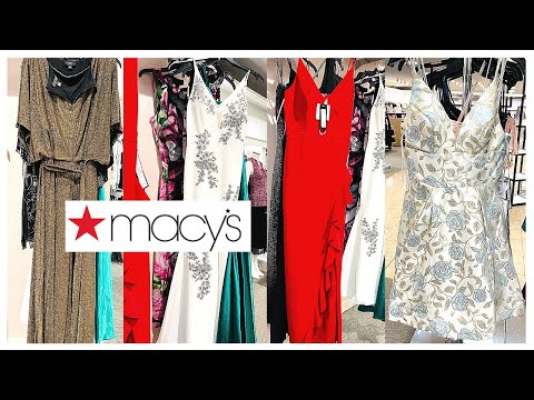 MACY'S WOMEN'S DRESSES VIRTUAL SHOPPING STORE