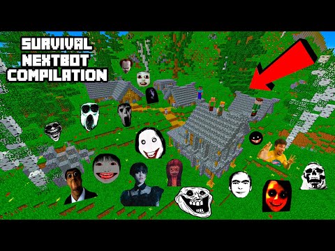 SURVIVAL BEST NEXTBOTS COMPILATION PART 2 in Minecraft - Gameplay - Coffin Meme