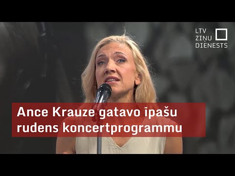 Dziedātāja Ance Krauze izdod dziesmu “Neturi, kad pļavās brienu”