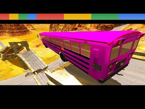 BeamNG drive - Canyon Of Speed High Speed Random Car Jumps #2