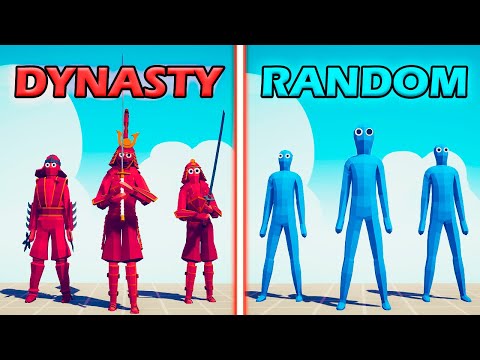 DYNASTY TEAM vs RANDOM TEAM - Totally Accurate Battle Simulator | TABS