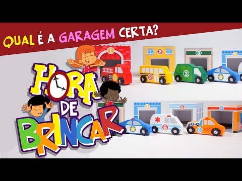 3 Palavrinhas - Hora de Brincar - Aprendendo os Números com Carrinhos