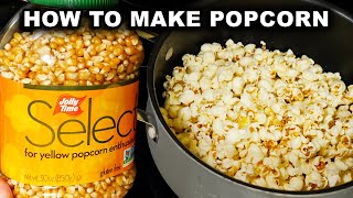 How To Make Popcorn on the Stove