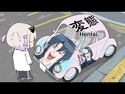 Hajime is furious because her favorite car was tampered with.[holoGTA][Animated Hololive/Eng sub]