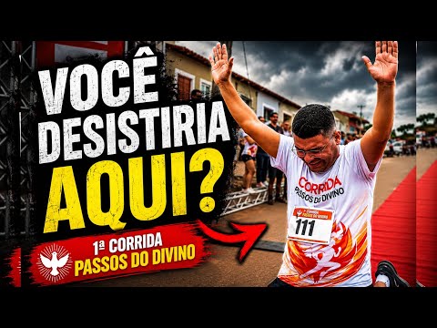 NINGUÉM ESPERAVA ISSO NA CHEGADA! | 1ª Corrida Passos do Divino