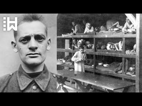 Execution of Franz Stofel - Nazi Guard in Bergen Belsen and Mittelbau-Dora Concentration Camps - WW2