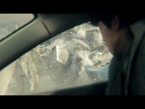 EARTHQUAKE SCENES in Concrete Utopia movie