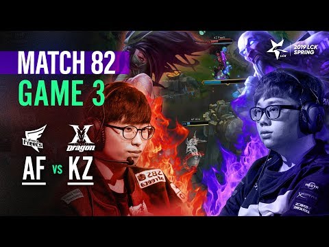 AF vs KZ Match82 Game3 Highlight | 2019 LCK Spring