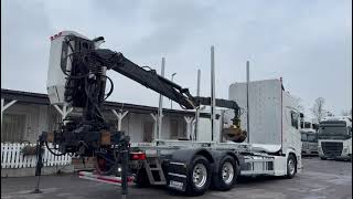 Camion forestier Scania R650 V8 6x4/Retarder/Kran Loglift S96/Eu6 | Image 4 - Autoline