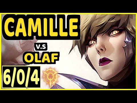 MOWGLI (CAMILLE) vs OLAF - 6/0/4 KDA JUNGLE GAMEPLAY - EUW Ranked GRANDMASTER