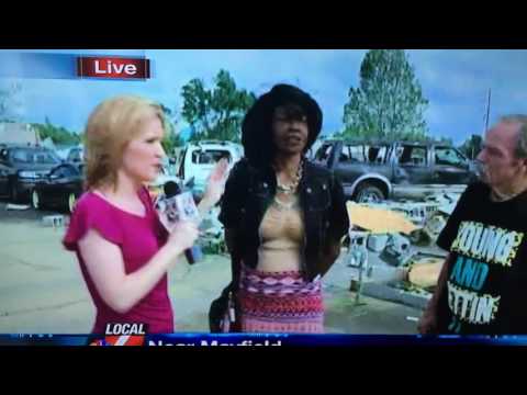 Ladies survives tornado in Mayfield Kentucky best interview ever