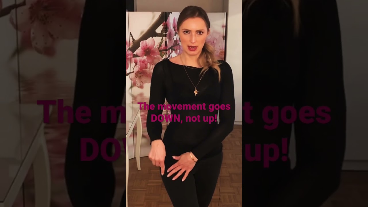 Hip Drop Exercise for a Sensual Walk! Practice to have more feminine & softly moving hips👯‍♀️
