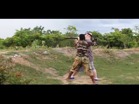 July 25th Cambodia shooting range RPG, Grenade Launcher and PK 80 machine gun