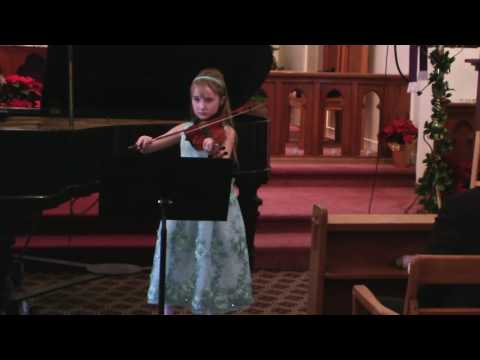 Concert de violon Noël 2016 Ophélie