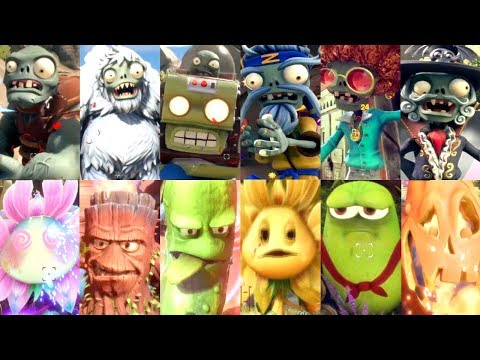 Plants vs. Zombies: Battle for Neighborville™ - ALL GARDEN OPS FINAL BOSSES!