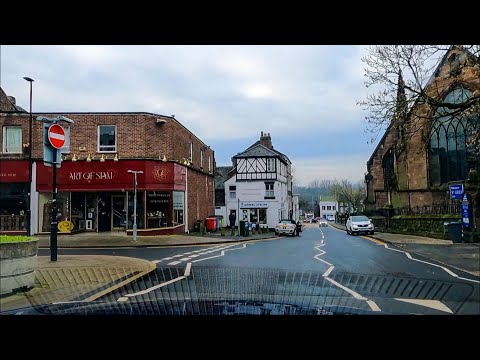 Driving from Neacastle under Lyme to Hanley - Stoke on Trent