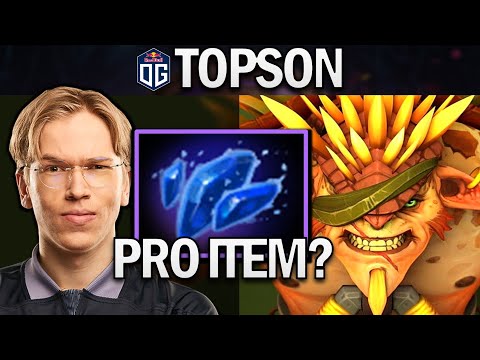 OG.TOPSON SMURF BRISTLEBACK WITH AGHANIMS SHARD - DOTA 2 7.28 GAMEPLAY