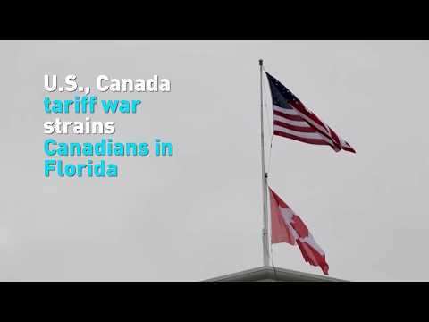 U.S., Canada tariff war strains Canadians in Florida